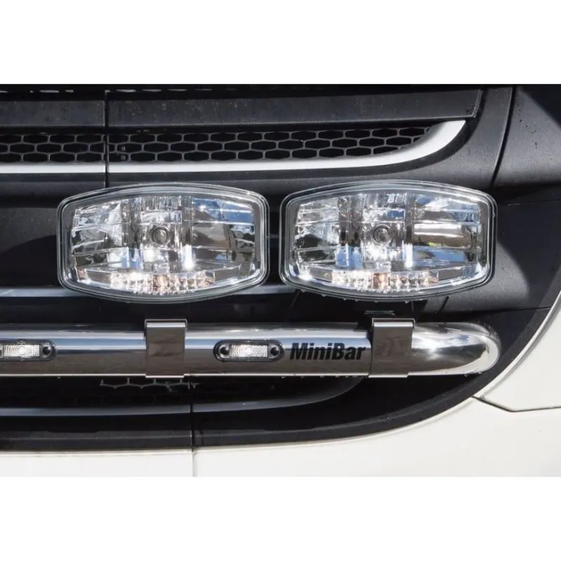 Комплект 2 Броя Халоген, Фар, 265mm X 161mm, 12V 24V, Крушка H7 + 6 LED ЛЕД Диода, E-Mark, За Камион, Трактор, Багер, Земеделски Машини и др. - 11