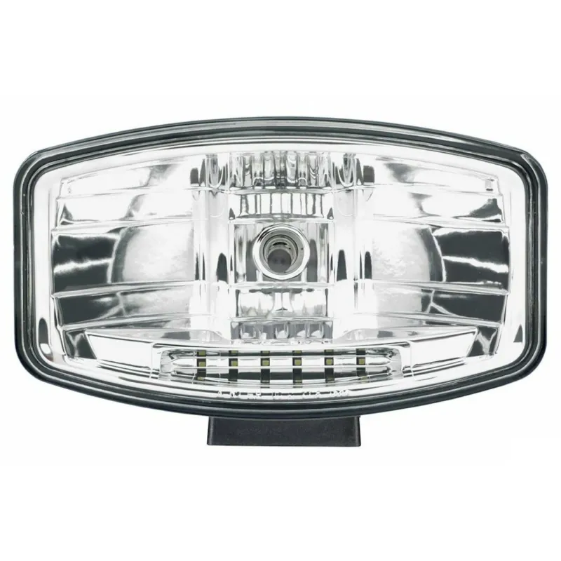 Комплект 2 Броя Халоген, Фар, 265mm X 161mm, 12V 24V, Крушка H7 + 6 LED ЛЕД Диода, E-Mark, За Камион, Трактор, Багер, Земеделски Машини и др. - 6