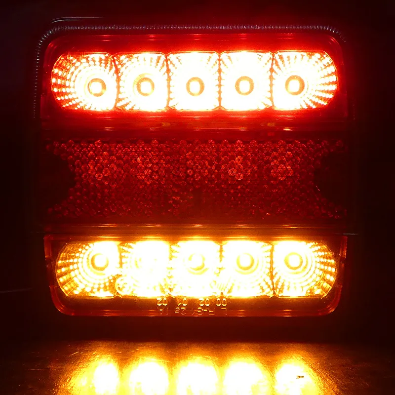 Комплект LED Диодни Стопове 12V 24V Волта бус камион ТИР ремарке - 4