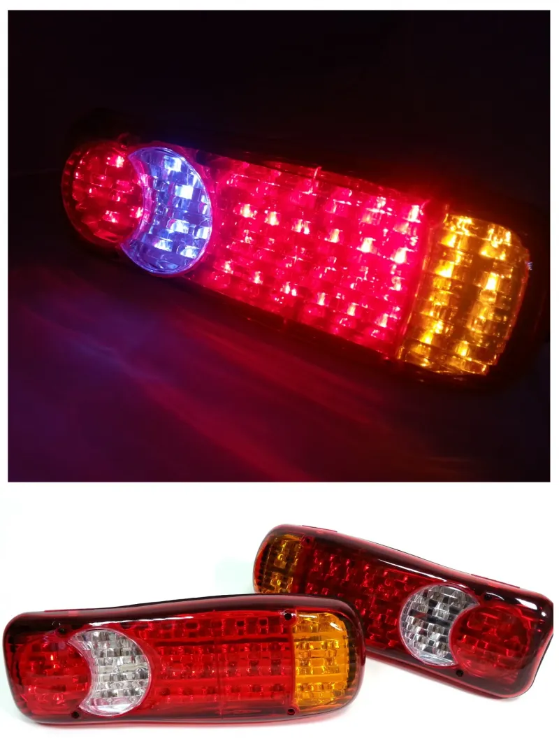 Комплект LED Диодни стопове 12V Волта бус камион ТИР ремарке - 4