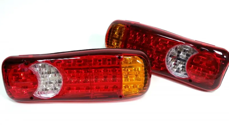 Комплект 2 бр. LED ЛЕД диодни стопове 24V Волта за бус камион ТИР ремарке платформа - 0