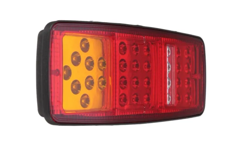 Комплект ЛЕД LED стопове с мигач, задна светлина 12V за камион бус ТИР, ремарке - 7