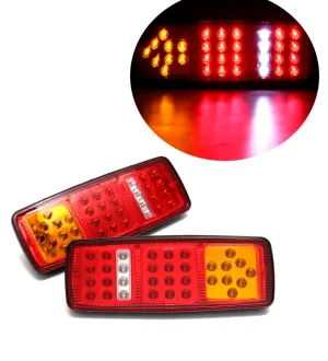 Комплект ЛЕД LED стопове с мигач, задна светлина 12V за камион бус ТИР, ремарке
