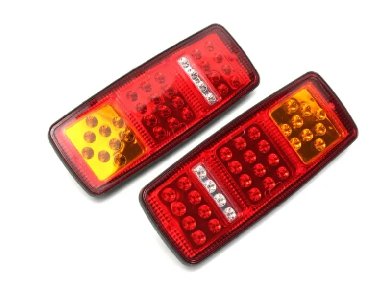 Комплект от 2 бр. LED стопове мигач задна светлина 24V за камион бус ТИР емарке - 3