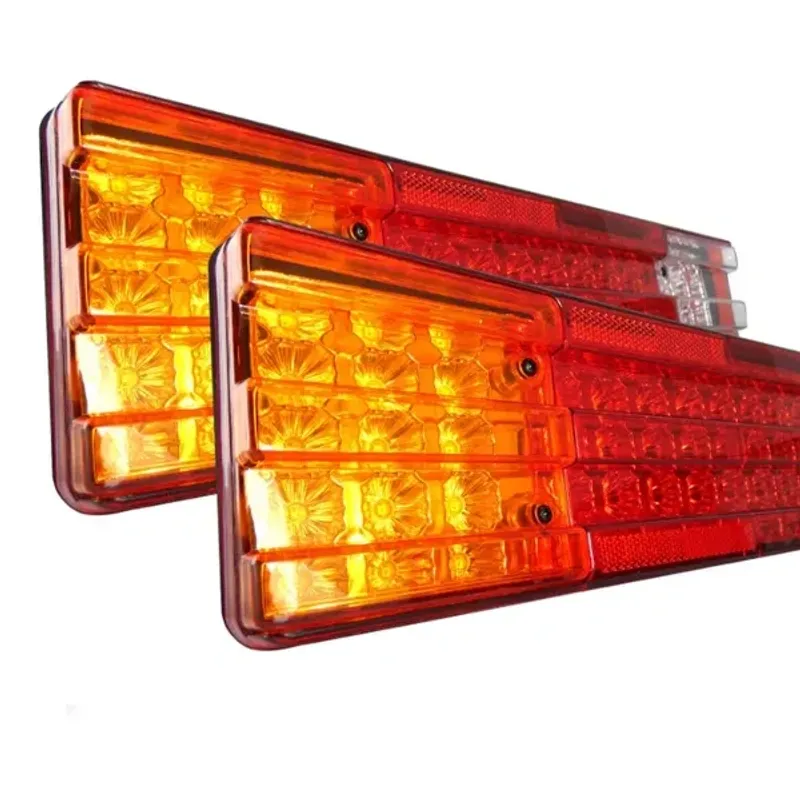 Комплект от 2 Броя Диодни LED Лед стопове 24V - 420mm x 110mm x 75mm - подходящи за Бус Камион Тир Ремарке Каравана - 6