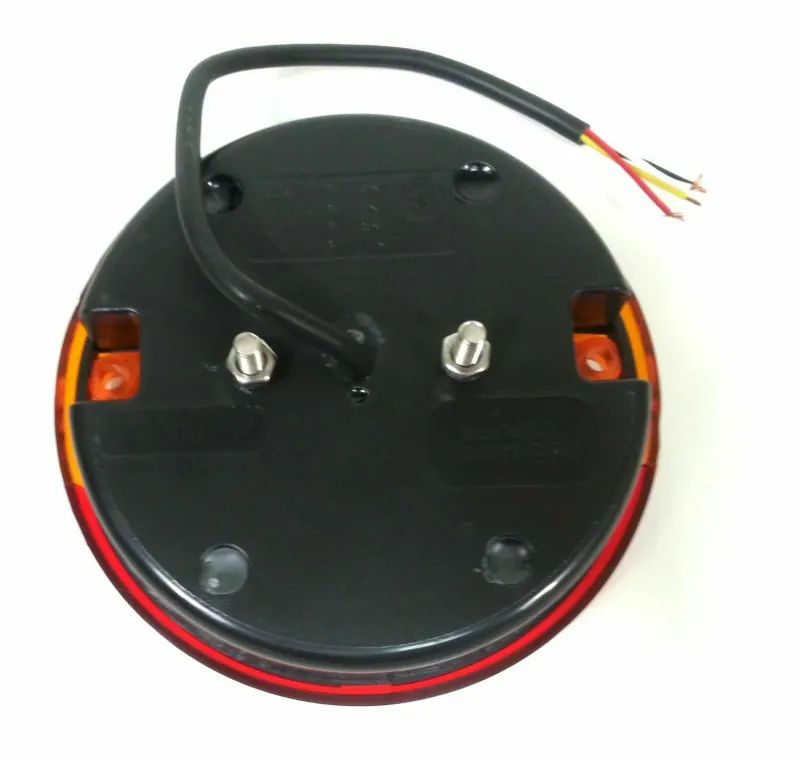 Комплект 2 Броя LED Лед Диоден Стоп Тип Хамбургер, Slim, Ø14cm, 12V-24V, За Камион, Ремарке, Бус , Каравана, Кемпер - 5