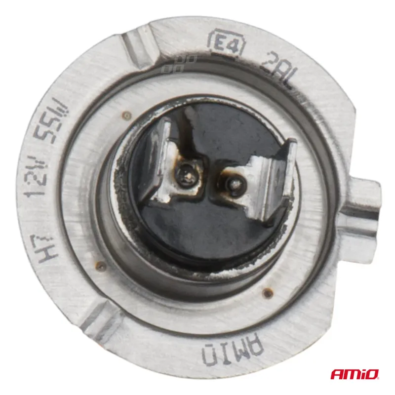 1 брой халогенна крушка H7 12V 55W с UV филтър Super White E4 - 2