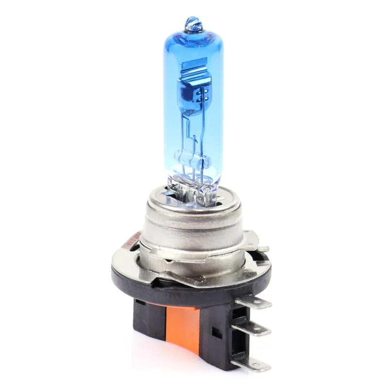 1 брой халогенна крушка H15 12V 55W Super White E4 - 2