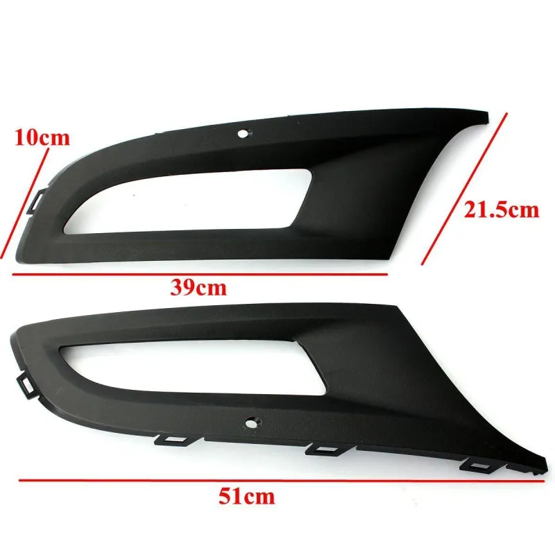 Решетки за Халогени - Volkswagen Фолксваген VW Polo Поло MK8 6R 09-14 6R0853666D/6R0853665D - 1