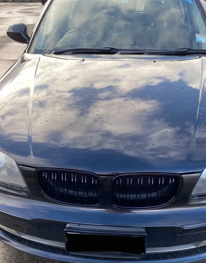 Двойни Бъбреци Решетки За БМВ BMW 1-ва Серия Фейслифт Facelift E81 E82 E87 E88 2008г.-2011г. Черен Гланц Лак - 3