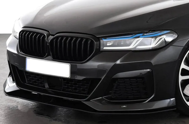 Двойни Бъбреци Решетки За BMW 5 SERIES G30 G31 LCI БМВ 5-та Серия Facelift BMW G30 G31 G38 2020г.-2023г. Черен Гланц Лак - 7