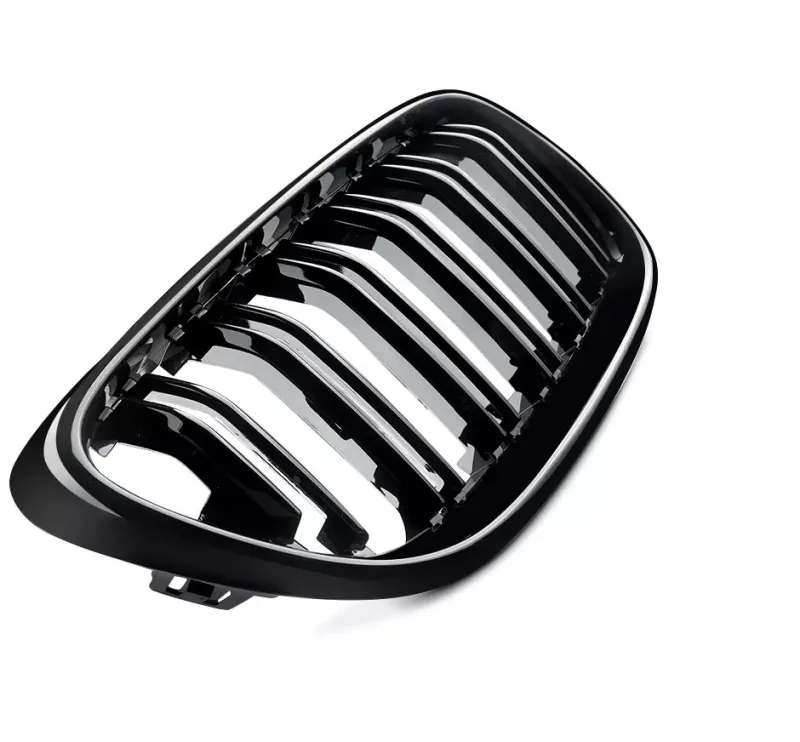 Двойни Бъбреци Решетки За БМВ BMW F22 F23 F24 F27 E87 2012г.-2018г. Черен Гланц Лак - 5