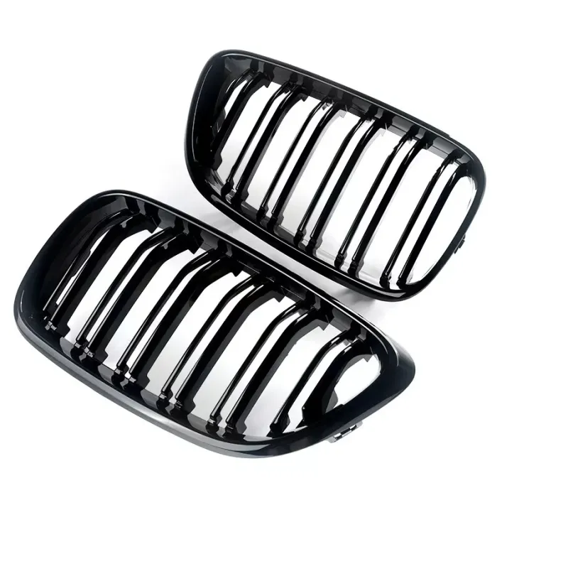 Двойни Бъбреци Решетки За БМВ BMW F22 F23 F24 F27 E87 2012г.-2018г. Черен Гланц Лак - 7