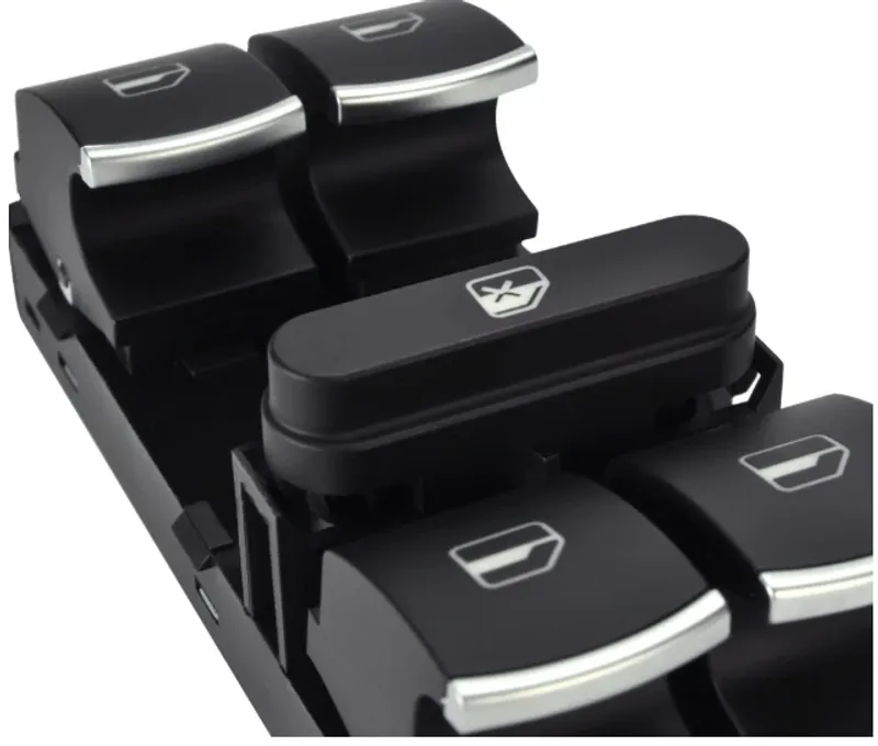 Бутони Панел Копче Хром Ел.Стъкла Голф 5 Пасат Б5 Golf 5 VW Passat 5ND959857B - 2