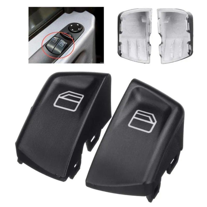 Комплект 2 Броя Ляво И Дясно Капачета Бутони Копчета За Ел. Стъкла Мерцедес Mercedes W639 Вито Vito, Виано Viano, Спринтер Sprinter - 2