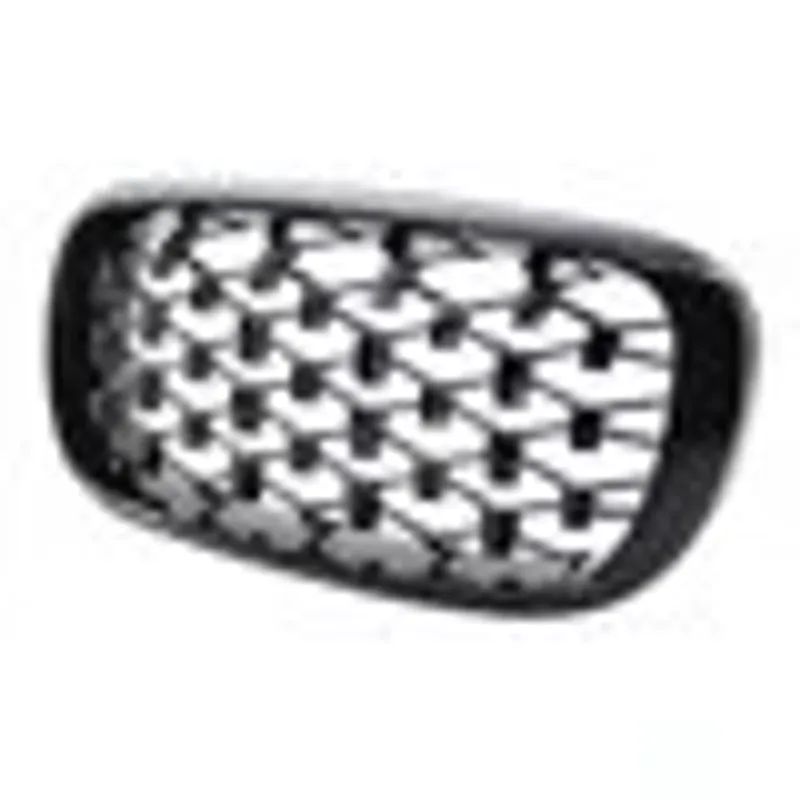 Бъбреци Решетки за BMW X5 E70 / X6 E71 (2007-2013)Diamond Style Черен Гланц - 2