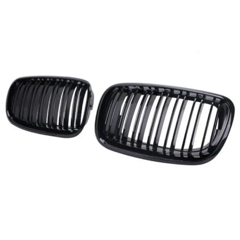 Двойни Бъбреци Решетки За БМВ BMW X5 X6 E70 E71 E72 2007-2014 Черен Гланц Лак - 4
