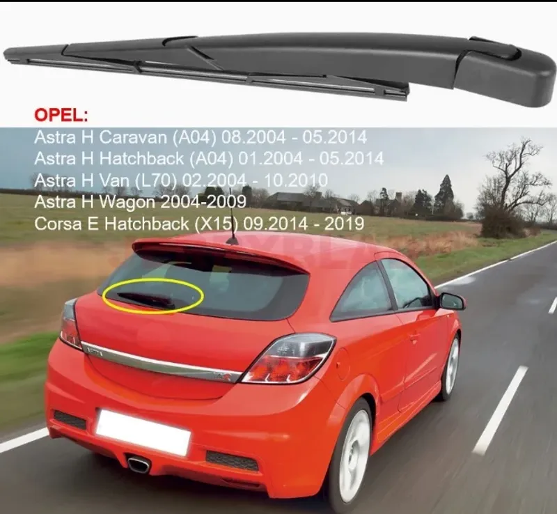 Комплект задна чистачка с рамо и перо 305mm за OPEL Astra H, Corsa E - RENAULT Scenic Mk3 - NISSAN Qashqai Gen 1 - FORD Mondeo Mk4 - 7