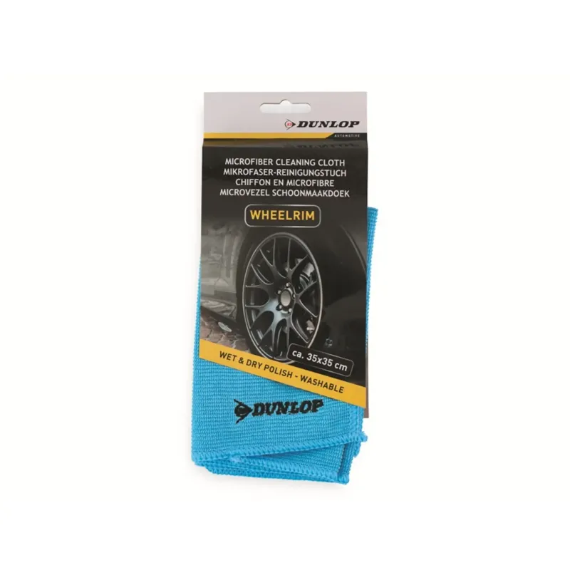 Микрофибърна кърпа за почисване на джанти 35 х 35 см Dunlop - 1