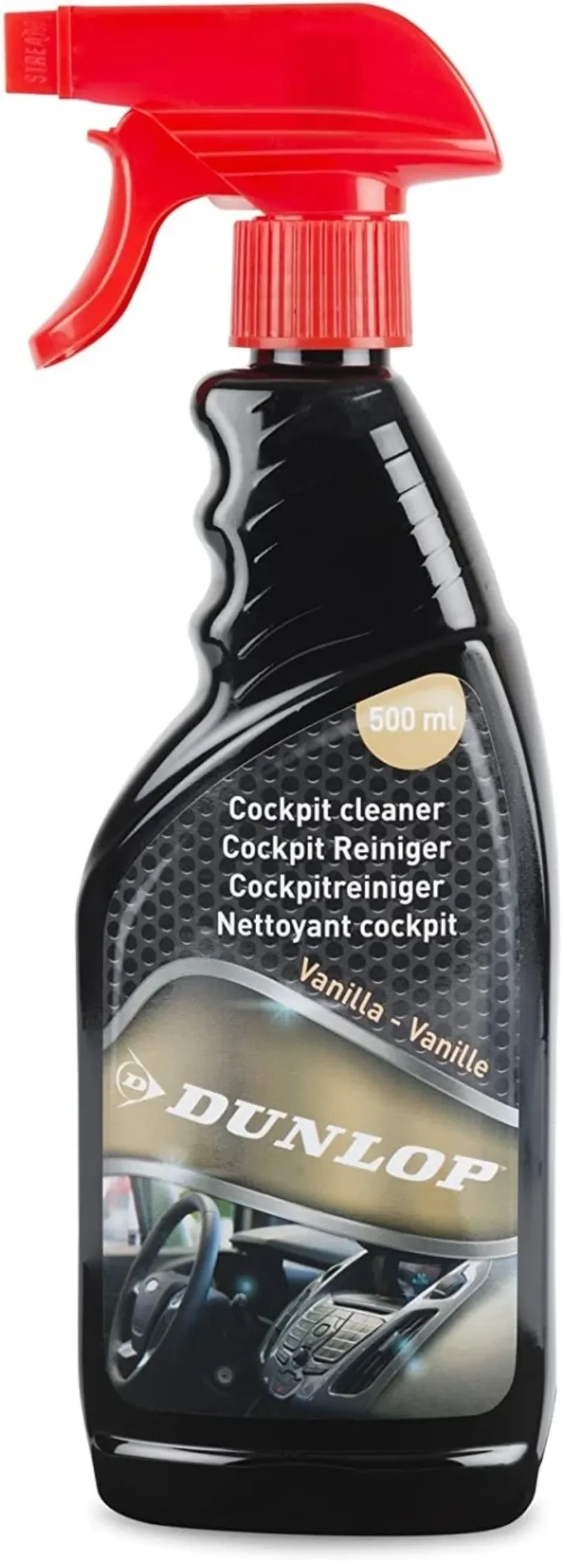 Препарат спрей за почистване на табло Ванилия Dunlop 500ml - 0