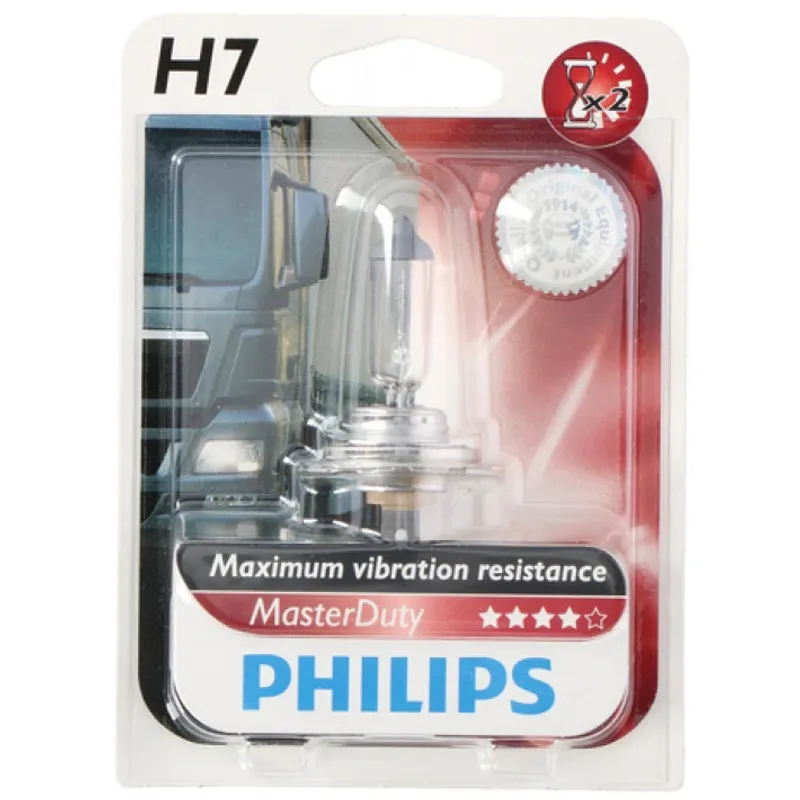1 брой халогенна крушка H7 Х7 24V 70W Philips - 2