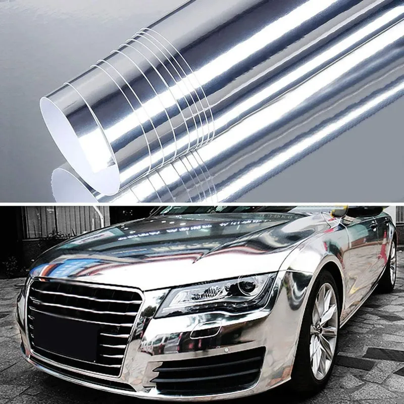 Декоративно автомобилно фолио 1.52 X 28M CHROME SILVER - 4