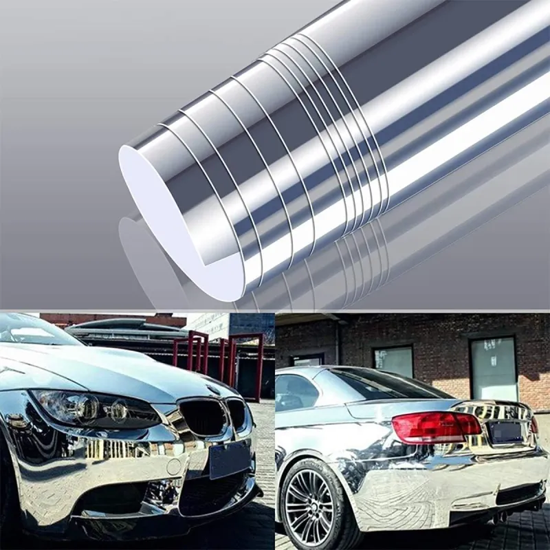 Декоративно автомобилно фолио 1.52 X 28M CHROME SILVER - 8