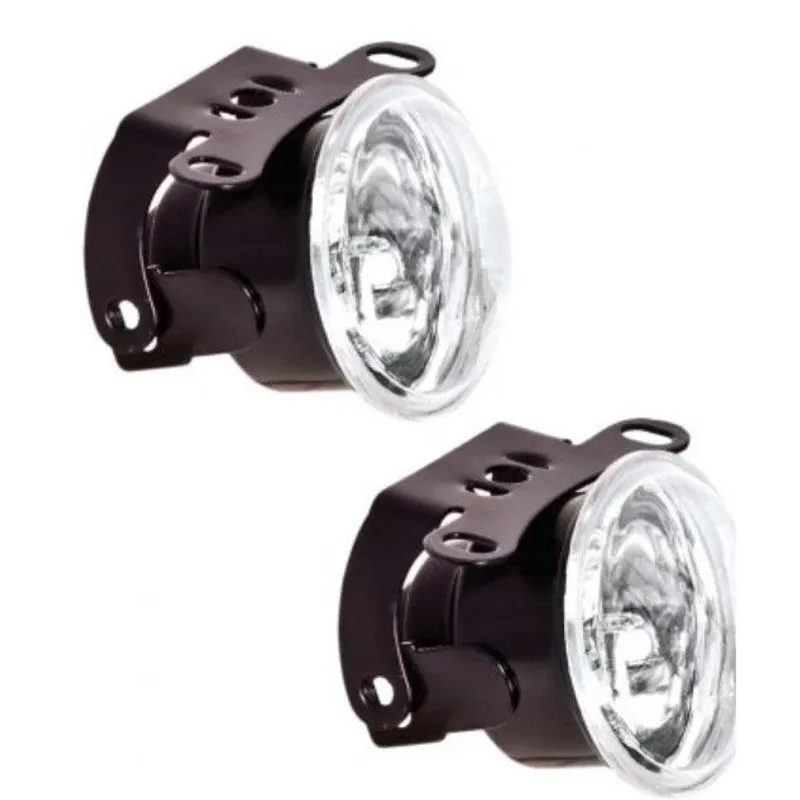 Комплект халогени, универсални предни фарове за мъгла 12V 55W 60мм - 1