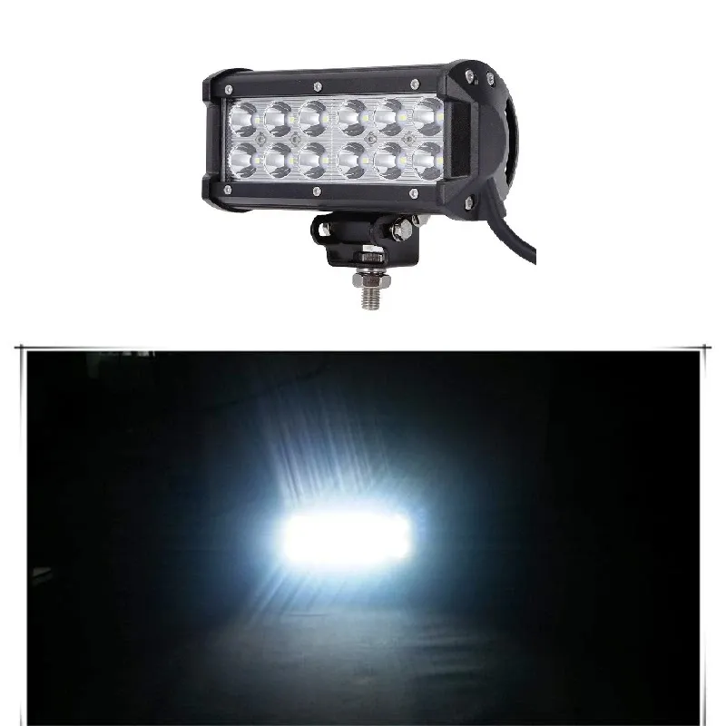Универсален Лед LED Халоген Фар Работна Лампа 12V - 24V за автомобил офроуд бус ван камион - 2