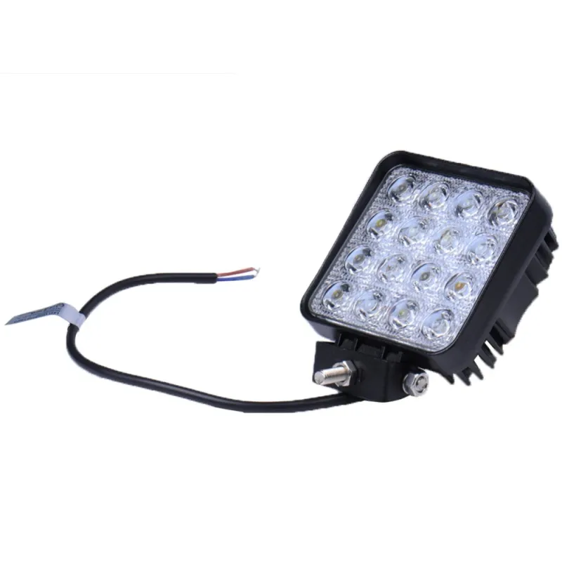 16 LED 48W Халоген Водоустойчива Разпръсната Flood Светлина Работна Лампа 10-30V за Ролбар АТВ, Джип - 1
