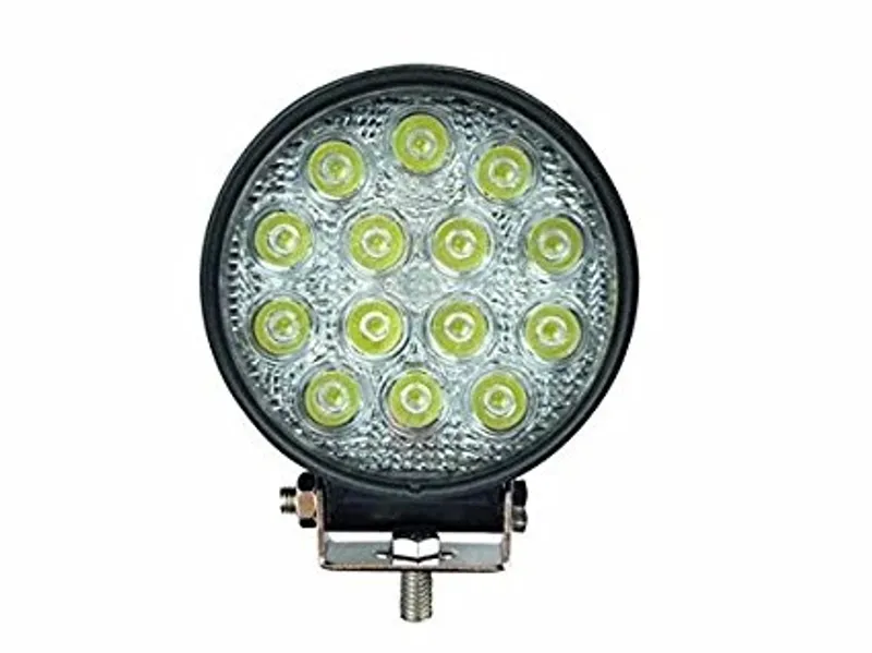 Универсален 42W Лед LED Халоген Фар Работна Лампа 12V - 24V за автомобил офроуд бус ван камион - 2
