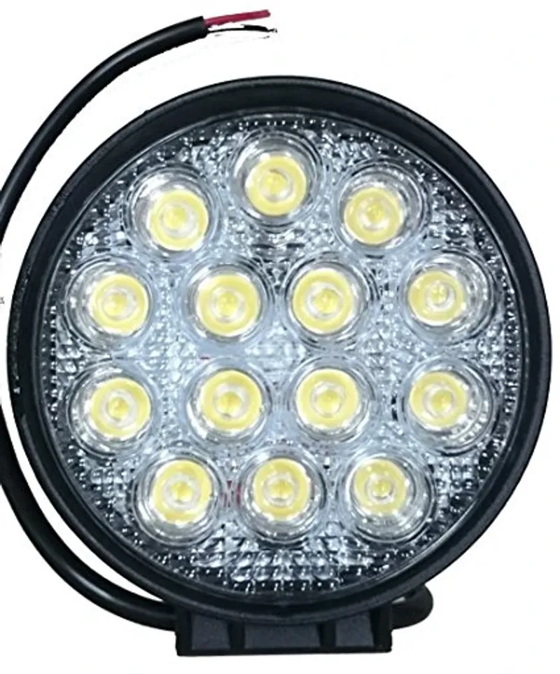 Универсален 42W Лед LED Халоген Фар Работна Лампа 12V - 24V за автомобил офроуд бус ван камион - 5