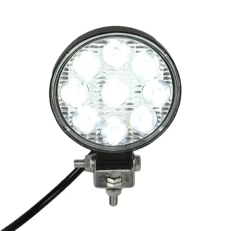 Комплект от 2бр. Мини Лед LED Диоден Фар Халоген Дневни Светлини 12V - 24V за автомобил офроуд бус ван камион - 11