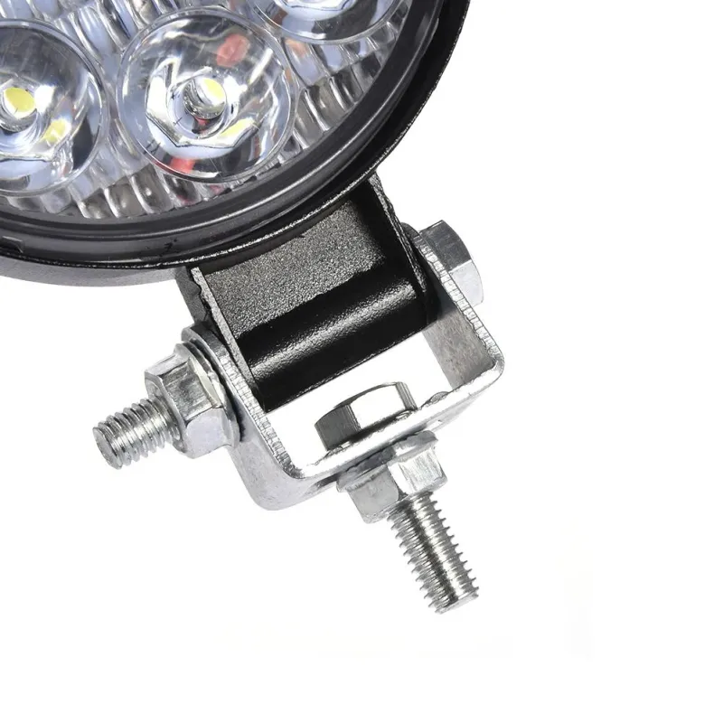 Комплект от 2бр. Мини Лед LED Диоден Фар Халоген Дневни Светлини 12V - 24V за автомобил офроуд бус ван камион - 3