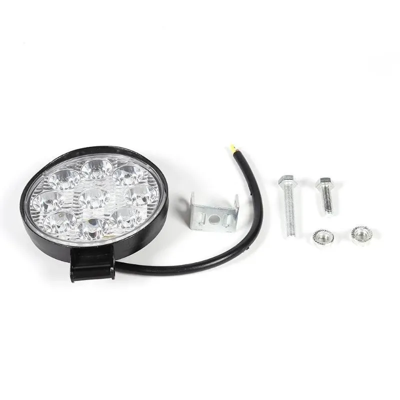 Комплект от 2бр. Мини Лед LED Диоден Фар Халоген Дневни Светлини 12V - 24V за автомобил офроуд бус ван камион - 7
