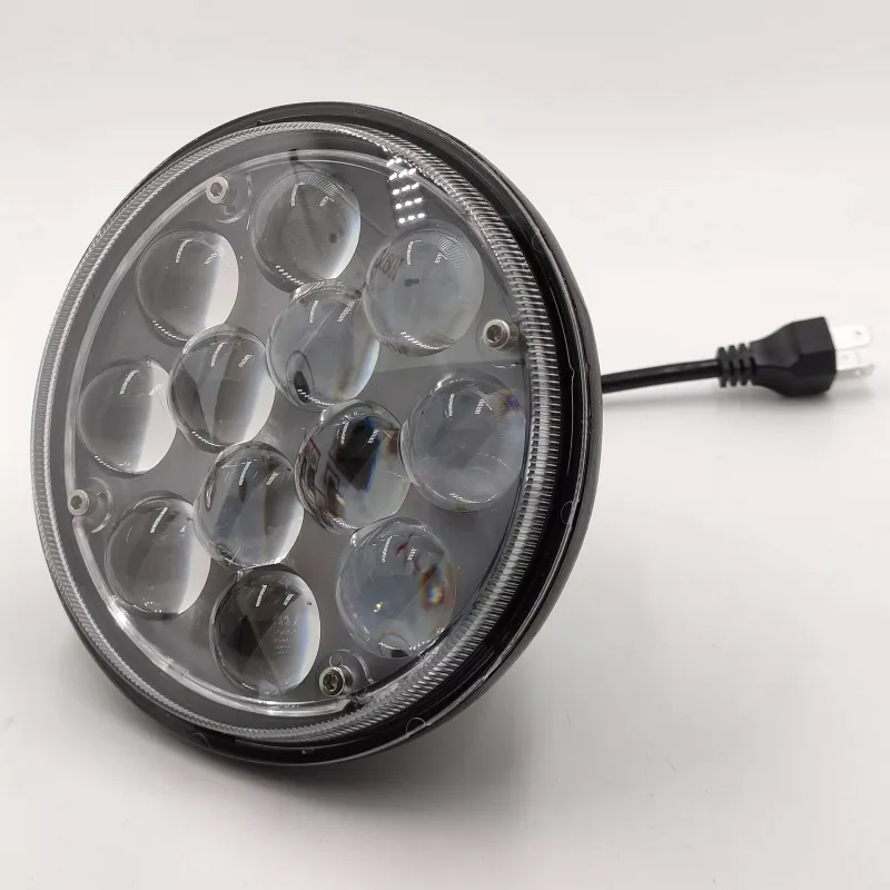 14.5 см ЛЕД LED 5D 36W Универсален прожектор фар лампа халоген с къси / дълги светлини за мотоциклет автомобил офроуд бус ван камион трактор комбайн багер къси/дълги 12V-24V 5,7 инча - 8