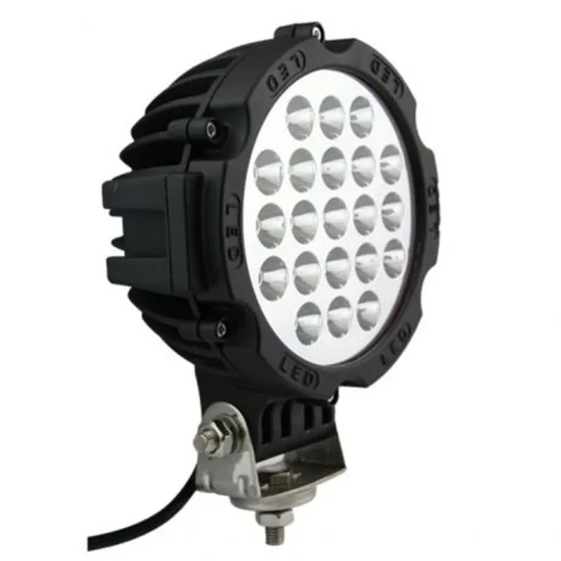 21 LED 63W МОЩЕН ДИОДЕН ФАР, ХАЛОГЕН ЗА ДЖИП ATV 4Х4 ОФРОУД - НАСОЧЕНА СВЕТЛИНА - 0