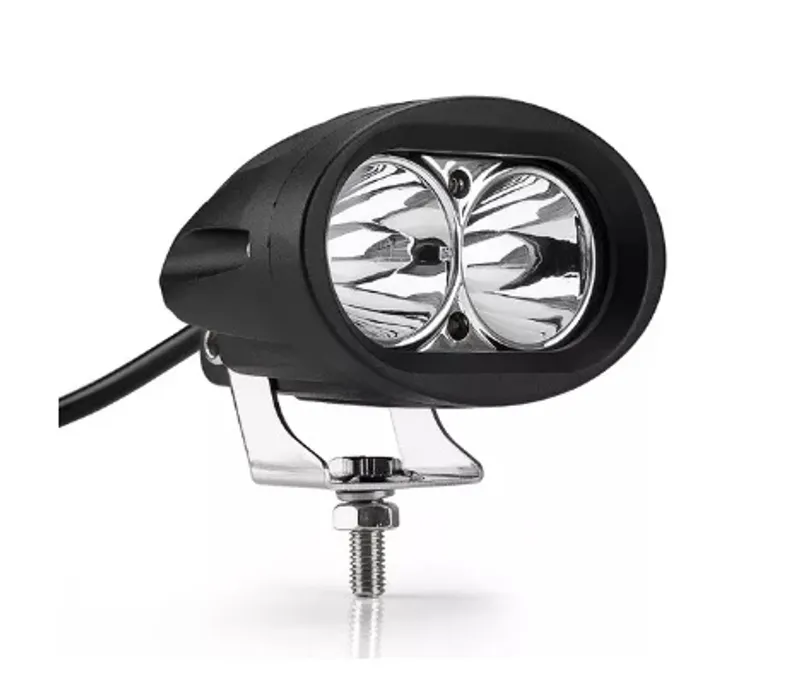 Универсален 20W Лед LED Халоген Фар Работна Лампа 12V - 24V за автомобил джип офроуд мотор - 0