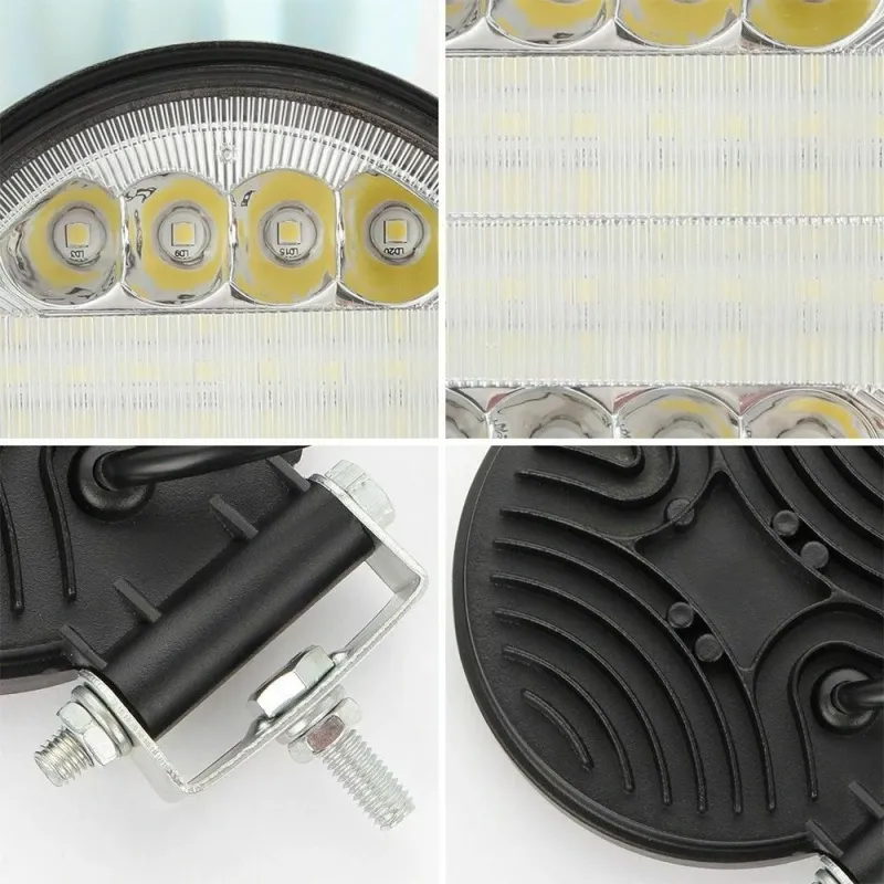 Мощна 72W LED ЛЕД Диоден Фар Работна Лампа Прожектор Задна Светлина 3000 Лумена 12V 24V - 10