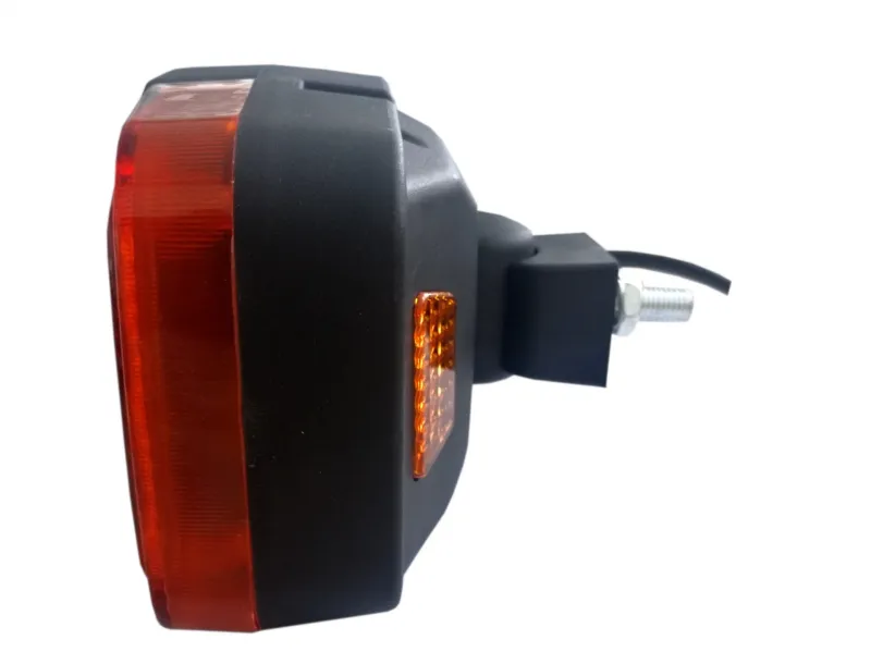 Комплект LED Фарове с Мигач, Подходящ за Трактор, Комбайн, Багер, Снегорин и др - 4 диода (12W, 1000 lm за всяка светлина) - 5