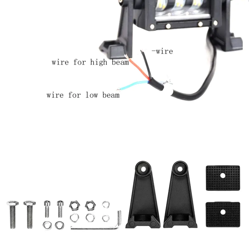 9D 27 СМ Led Bar Лед Бар Hi/Lo Къси Дълги Водоустойчив Удароустойчив 12V 24V 3840 LМ 48W С Лупи Off-Road Лед Бар За Джип ATV - 3