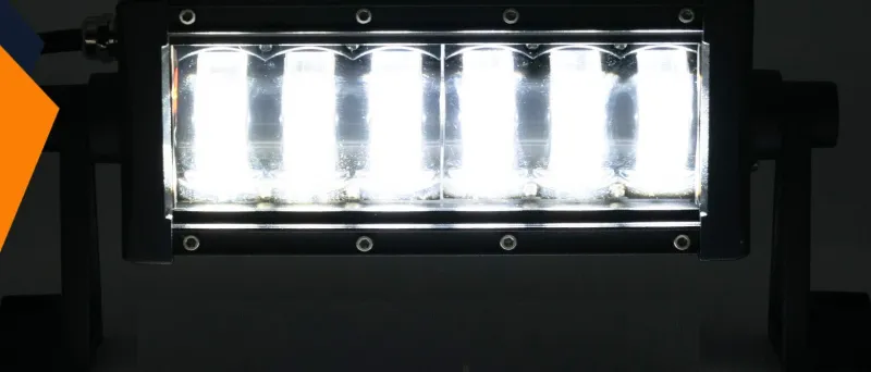 9D 27 СМ Led Bar Лед Бар Hi/Lo Къси Дълги Водоустойчив Удароустойчив 12V 24V 3840 LМ 48W С Лупи Off-Road Лед Бар За Джип ATV - 8