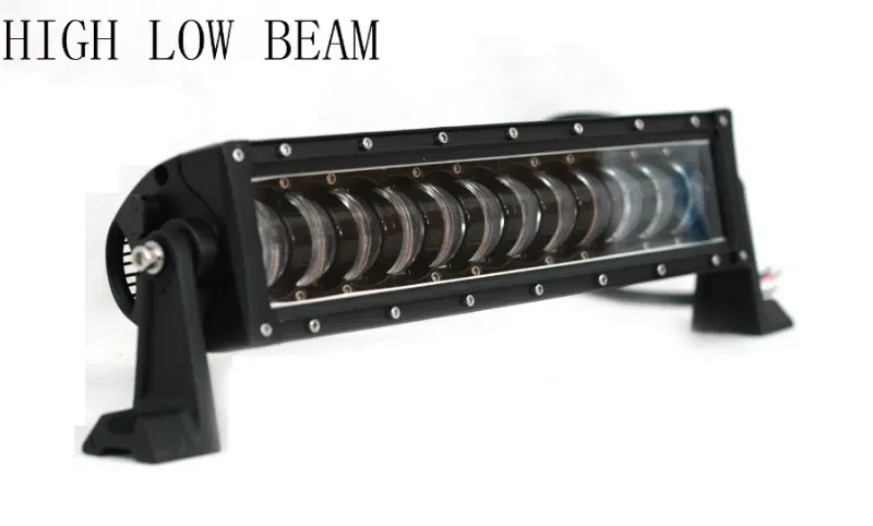 9D 42.5 СМ Led Bar Лед Бар Hi/Lo Kъси Дълги Водоустойчив Удароустойчив 12V 24V 7680 LМ 96W С Лупи Off-Road Лед Бар За Джип ATV - 4