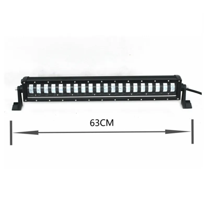 9D 63 СМ Led Bar Лед Бар Hi/Lo Kъси Дълги Водоустойчив Удароустойчив 12V 24V 12800 LМ 160W С Лупи Off-Road Лед Бар За Джип ATV - 5