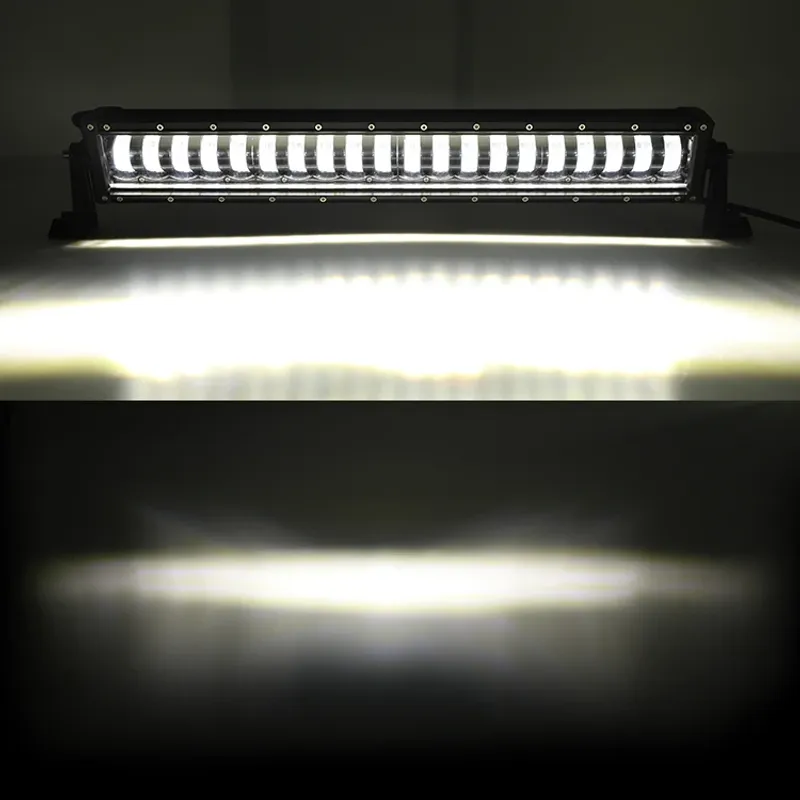 9D 63 СМ Led Bar Лед Бар Hi/Lo Kъси Дълги Водоустойчив Удароустойчив 12V 24V 12800 LМ 160W С Лупи Off-Road Лед Бар За Джип ATV - 10