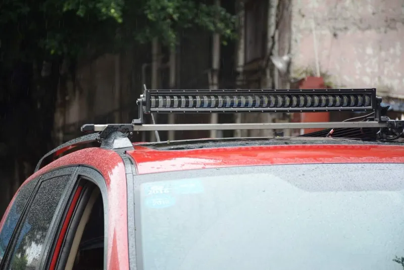 9D 88.5 СМ Led Bar Лед Бар Hi/Lo Kъси Дълги Водоустойчив Удароустойчив 12V 24V 19200 LМ 240W С Лупи Off-Road Лед Бар За Джип ATV - 4