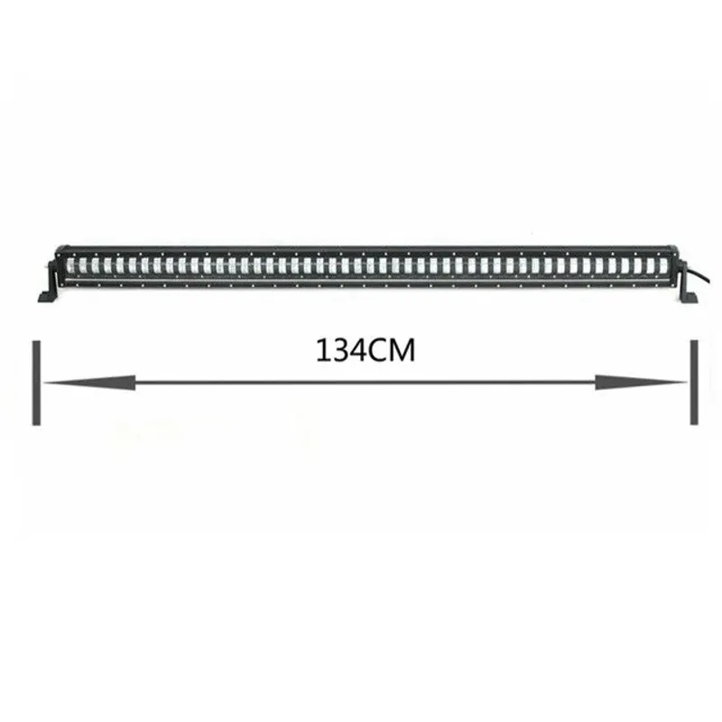 9D 134 СМ Led Bar Лед Бар Hi/Lo Kъси Дълги Водоустойчив Удароустойчив 12V 24V 30720 LМ 384W С Лупи Off-Road Лед Бар За Джип ATV - 1