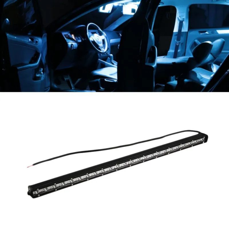 65 cm 72W Едноредов Мощен Диоден LED Лед Бар Ултра Тънък Халоген Лампа Прожектор 12V 24V за Автомобил АТВ Джип 4х4 Offroad Камион и др. - 2