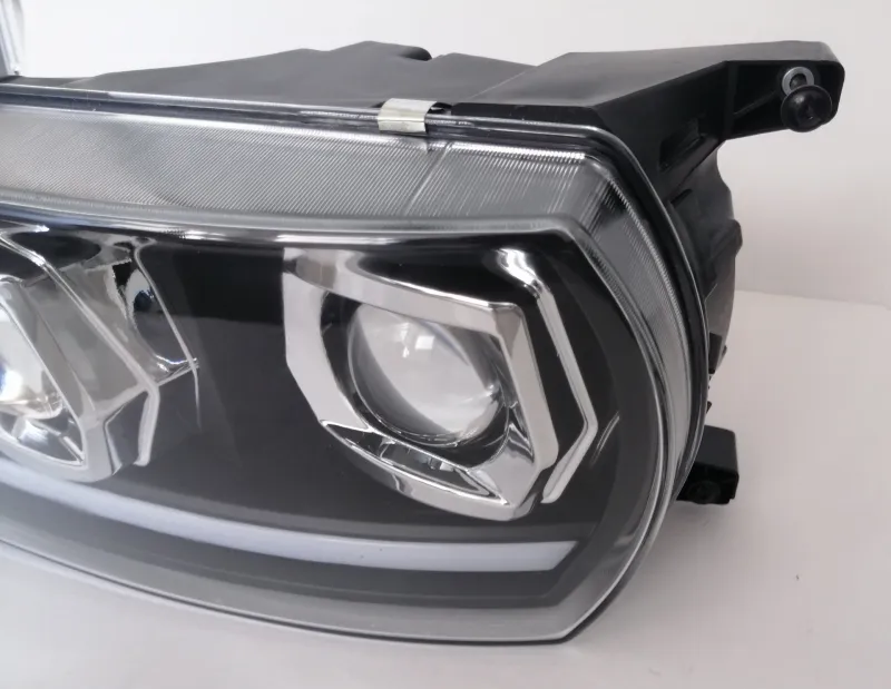 Ляв LED Лед диоден преден фар с DRL дневна светлина за камион Scania P G R S R420 R500 R520 R620 P500 24V - 2