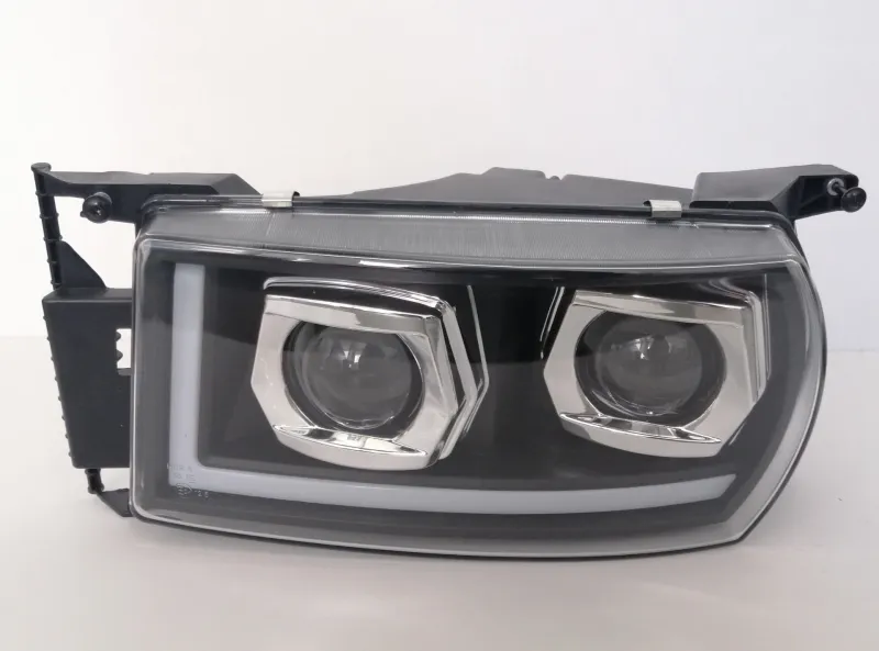 Ляв LED Лед диоден преден фар с DRL дневна светлина за камион Scania P G R S R420 R500 R520 R620 P500 24V - 6